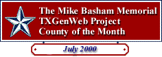 TXGenWeb County of the Month