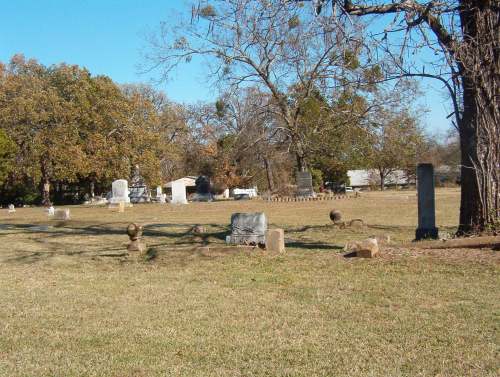 Odd Fellow Cemetery looking east