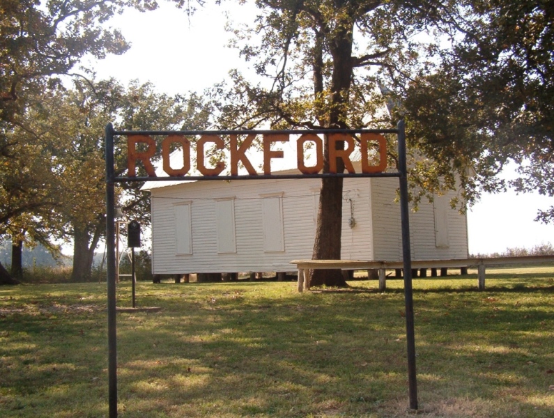 Rockford Cemetery Sign